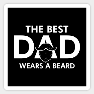 The Best Bearded Dad Sticker